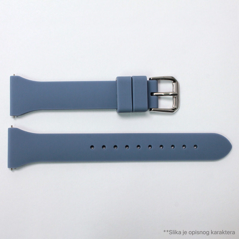 a4c0c1109f74ae9061f1ef582601684b Narukvica flat za smart watch Samsung 4, 5 20mm puder roze
