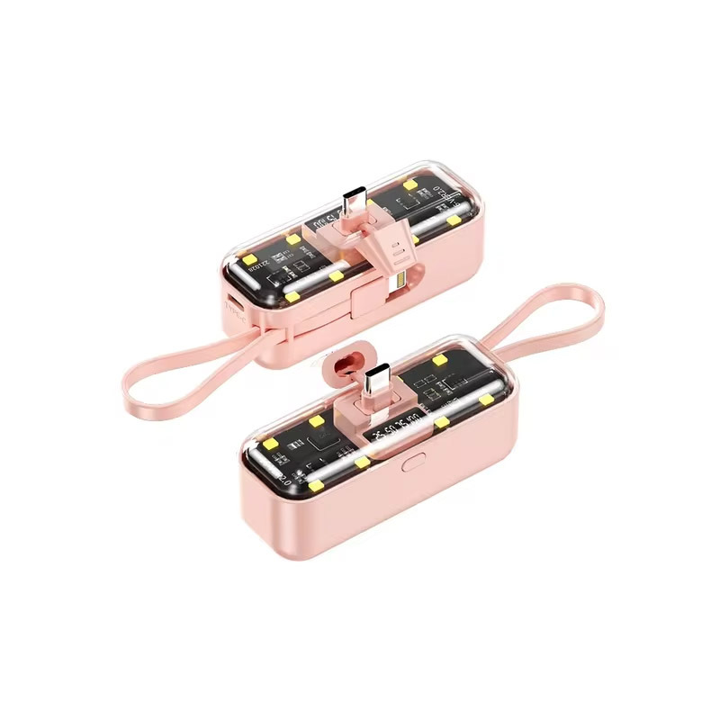 a82e7c63ab7723a3543883e3cf13aa6e Back up baterija privezak Oxpower 5000mAh Type C roze