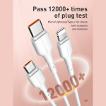 aaab088434e8d17b11540957c56aba97 Data kabl LDNIO LS841 25W Fast iPhone lightning beli 1m