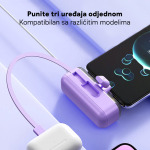 b233364c4c60b7c5e6fe8123fa6cffbf Back up baterija privezak Oxpower 5000mAh Type C crna