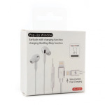 b3c2f18d81dc6c5836ceb585ed5a45a8 Slusalice sa adapterom za punjenje JH-015 za iPhone lightning bele HQ