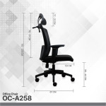 b41bc1a7bab6b1a3e3a00585cf604076 Stolica Office Fantech OC-A258 pink