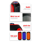 b50df29b8b5f61a2bf9f10b9083c14de Bluetooth zvucnik P101 2x4" narandzasto crni