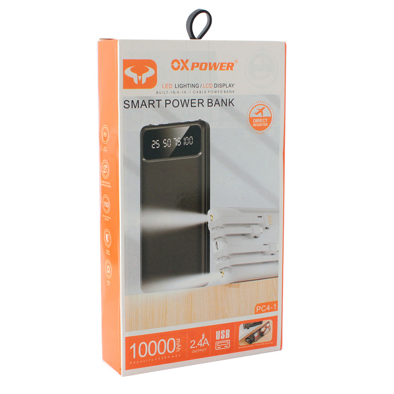 b705b84f6e05a5a941f4e4e716058b78 Back up baterija Oxpower PD30 PD QC 22.5W 30000 mAh crna