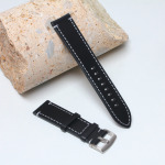 bc0261be0074f592b34377a336174938 Narukvica elegant kozna za smart watch 22mm crna
