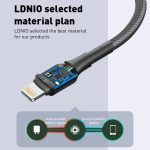 c11f7c660f5cc946c21ae1b24c47a3d7 Data kabl LDNIO LS851 25W Fast micro USB sivi 1m