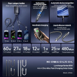 c7dcdff73b496f0e5c6041f81795538a Data kabl REMAX RCC-168 Lyncharge Series 60w 4-in-1 Zinc Alloy beli