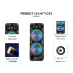 cd750e43beed54e36a22d49db3cda942 Bluetooth zvucnik ZQS-8210 2x8"