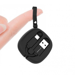 d21fd26d563d654df1f2bf60ef54e1c5 Data kabl LDNIO LC89 sa priveskom za iPhone lightning/micro USB zlatni