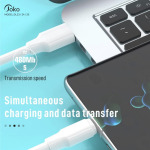 d4458c9b665e6bfe10460dd964a3a658 Data kabl KONFULON DL24, 5A, 120W, USB na iPhone lightning beli 1m