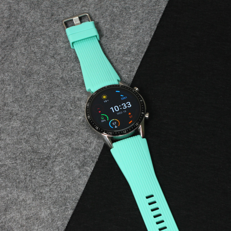 d466f13bf37cfba7c8765f35f214b9d3 Narukvica relief za smart watch 22mm zelena