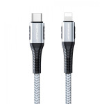 de3d35fd9850ce96996e4431ee516315 Data kabl KONFULON DC35 PD 20W Super Fast Charge Type C na lighting sivi 1m