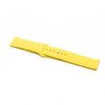 e4e4995afbc4d41bc6d45b0560200503 Narukvica plain za smart watch 22mm zuta