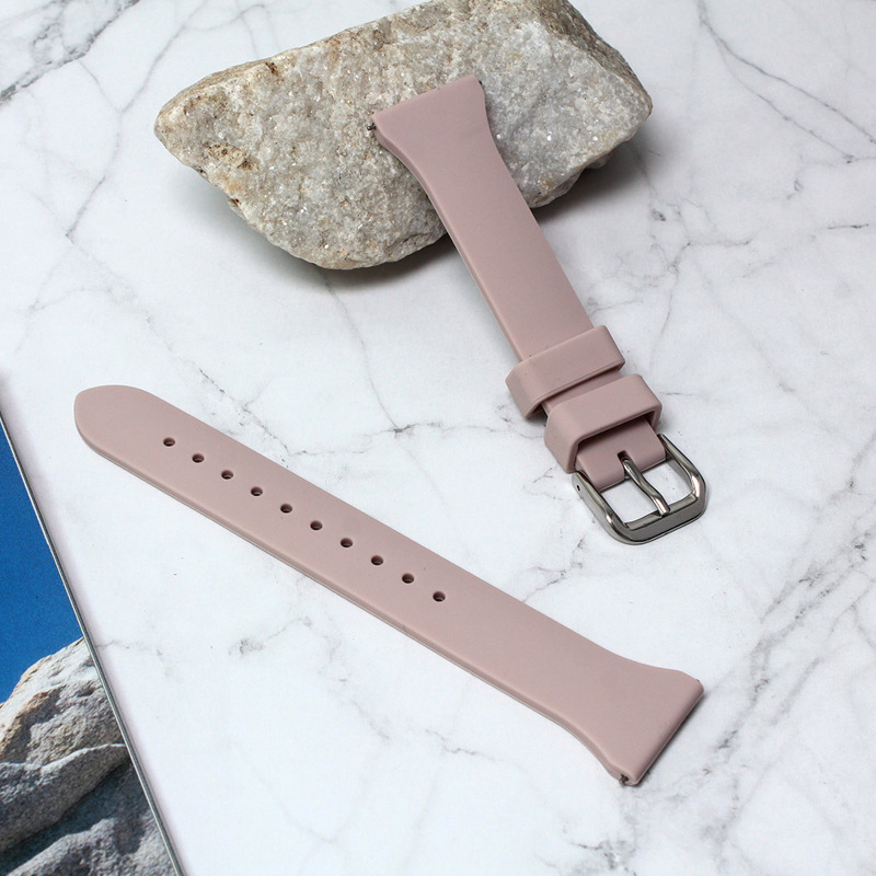 e7ef8dc7592607570c81774f2badf081 Narukvica flat za smart watch Samsung 4, 5 20mm puder roze