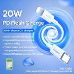 ec52fedce66d468d12993d8a65b32d73 Data kabl REMAX Dofon Series 20W PD Fast Charging 1M RC-C026 Type C na iPhone lightning beli