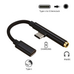 eebc5ef055c3235510613fde385e79e8 Adapter za slusalice i punjenje Type C crni