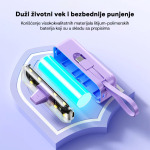f31e22a7b265aefb7a94065ac46c2c52 Back up baterija privezak Oxpower 5000mAh Type C crna