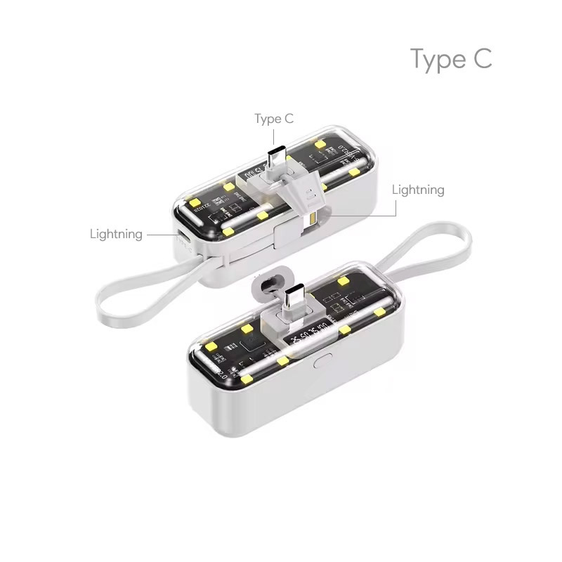 f6b9a981c0746a6b52e996f8a6eb8bfa Back up baterija privezak Oxpower 5000mAh Type C roze