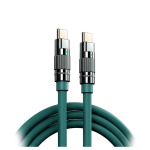 f7c24b786dc324fa84968e09672c5e72 Data kabl REMAX Wefon 100W Zinc-Alloy RC-C055 Type C na Type C zeleni
