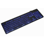 c61a648cac89567d8c59781768c0da11 KB-UML3-02 Gembird LED multimedijalna tastatura sa pozadinskim osvetljenjem, US layout USB