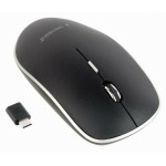e1c848853b7fea00568e1a6f541e53d4 MUSW-4BSC-01 Gembird Type-C Necujni bezicni mis 2,4GHz opticki USB 800-1600Dpi black 115mm