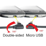 eef488f105d52524e66da8068c34b071 CCB-USB2-AMmDM90-6 Gembird USB 2.0 AM to Double-sided right angle Micro-USB cable, 1.8M