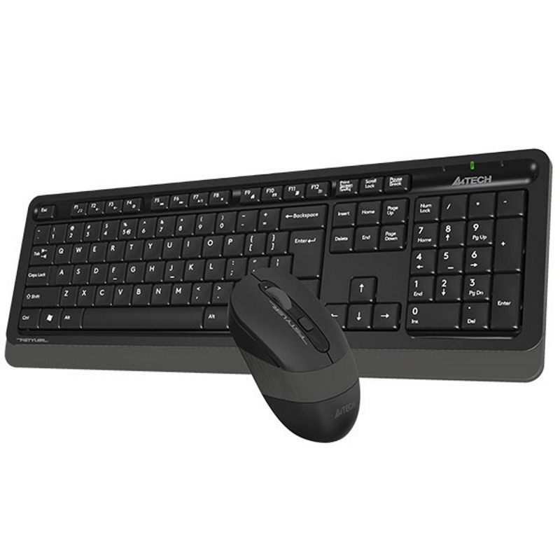 3ab1da71f6b6eb6db5ac421a0153f9f8 A4 TECH FG2400 AIR2 FSTYLER Wireless Combo USB YU crni set