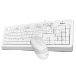 3efbbbd66be6f5e55a9eeb7a9e6e0399 A4 TECH F1010 FSTYLER USB US bela tastatura + USB beli miš