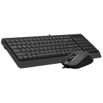 496bebd49ceb18bfb458309412dd0180 A4 TECH F1512S FSTYLER USB YU crna tastatura + USB crni miš