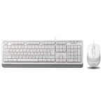 65fd3b5314b1fed1aae8d4e5c240487e A4 TECH F1010 FSTYLER USB US bela tastatura + USB beli miš