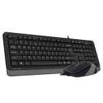 a9a5419782759bf04cd157400ce4f8aa A4 TECH F1010 FSTYLER USB US siva tastatura + USB sivi miš