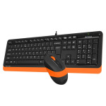 bccfd17eefc33d9e981c05d2490244b4 A4 TECH F1010 FSTYLER USB US narandžasta tastatura + USB narandžasti miš