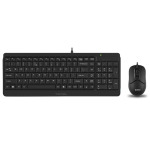 e3a448b14cf3f0c6151786a265223734 A4 TECH F1512S FSTYLER USB YU crna tastatura + USB crni miš