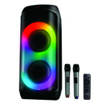 9ccb216586513b0fb64304ebf9554156 Microlab PT802W karaoke zvucnik 200W, Bluetooth, LED, 11,1V/4400mAh, TWS, Aux, USB, microSD, + Mic*2