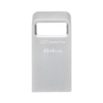 974fde1a6019cc737f49785a1f8b3bf8 KINGSTON 64GB DataTraveler Micro USB 3.2 flash DTMC3G2/64GB srebrni