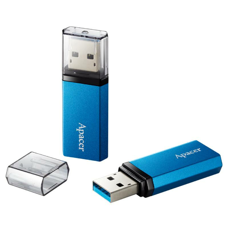 66706f198fe953621fc0c0abc3f91f62 APACER 64GB AH350 USB 3.2 flash crni AP64GAH350B-1