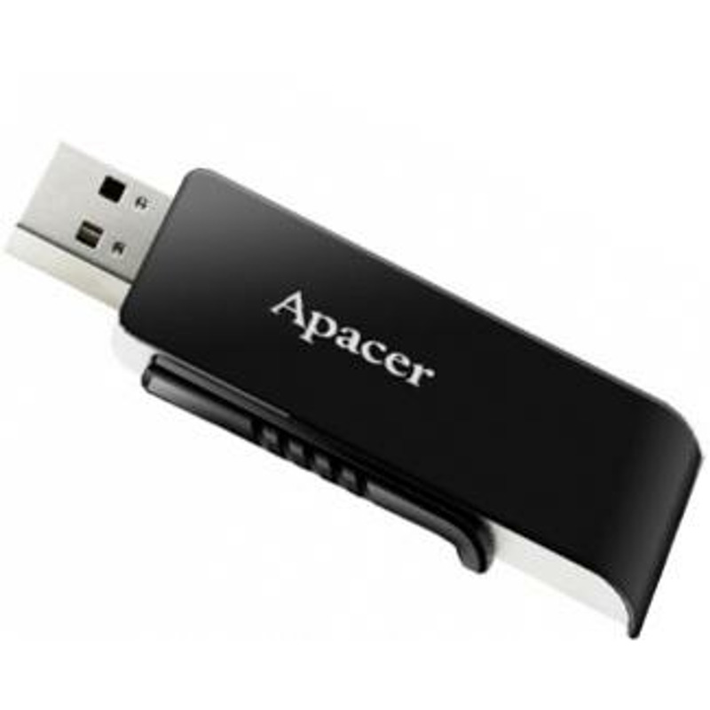 f779cb9270cbeabdcf622dcabf9e7766 APACER 64GB AH350 USB 3.2 flash crni AP64GAH350B-1