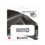 aa1422ccc14a9d06e46a85076f352e90 KINGSTON 512GB DataTraveler Kyson USB 3.2 flash DTKN/512GB sivi