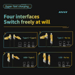 d62f011de2f432671454c4c66b40cead 4 u 1 Brzi Kabl USB-A to type-C 65w to Lighning 27w