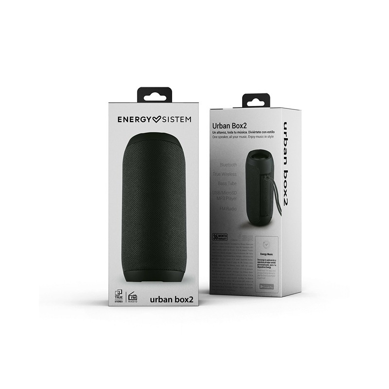 96af83b5430436142abf3b45d2244a1e ENERGY SISTEM Urban Box Black Supernova portable zvučnik crni (M45493)