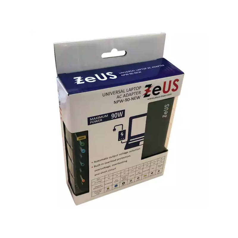 f901920b62d3f4f23894014e186ebe60 Punjač za laptop ZEUS ZUS-NPW-90 New models