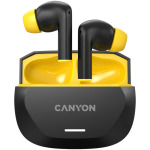 02615d3a64945a35e770a81422ce1c34 CANYON headset HEXAGON 7 TWS ANC+ENC Wireless Charge Black