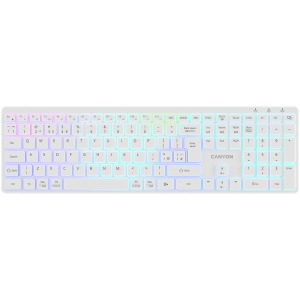 34a0e01e469a85f11dd279816d5209f8 CANYON keyboard HKB-W11 UK/US RGB Dual Mode Wireless