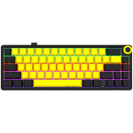 1bee9b8202801f0624f07d18358564e7 LORGAR KBP70MW, Wireless 65% Mechanical Gaming Keyboard Pro, Black/yellow, EN