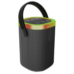 4248817f2812e592b66ceb3e00bfced3 SPK-BT-LED-06 Gembird Portable Bluetooth LED speaker, 10W, BT, FM, USB, Handsfree, Black