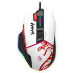 44df418d2a3e90719f5cbaca3dcabdee A4-W95 Max NARAKA Bloody RGB Gejmerski mis, 2000Hz/100-12.000 DPI, White USB 135mm
