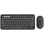 4f9147b7eb144dcf4401596b203414a4 Bežična tastatura + miš Logitech Pebble 2 Combo Graphite