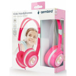 5ad55b66522e54715fa09c5e5d4d554f MHP-JR-PK Gembird Decije slusalice sa limiterom jacine zvuka 3,5mm Pink