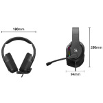 64e023dfd389b2834c441e25853110a6 A4-G260 A4Tech Bloody gejmerske slusalice sa mikrofonom, 7.1 SURROUND, 50mm/16ohm, RGB, USB BLACK
