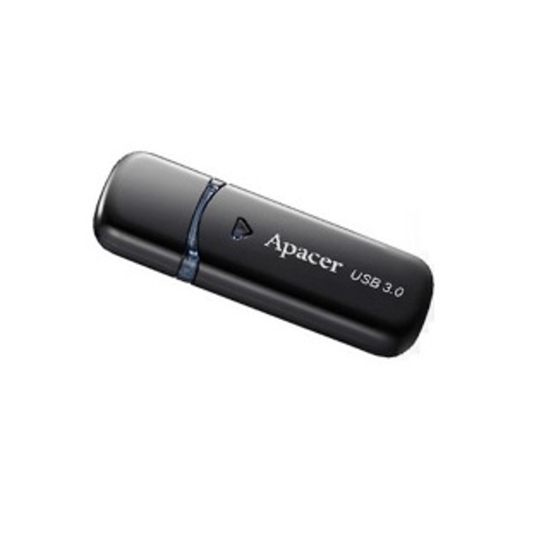 8973c49044f0a764dc1593b6e8c26a65 APACER 64GB AH350 USB 3.2 flash crni AP64GAH350B-1